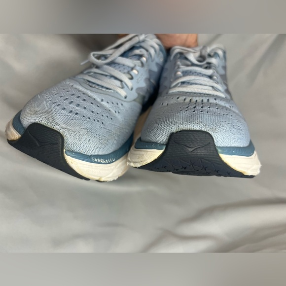 HOKA One One W AHARI 5 Women's Running Shoes White/Blue/Pink Size 6.5B - Picture 3 of 8